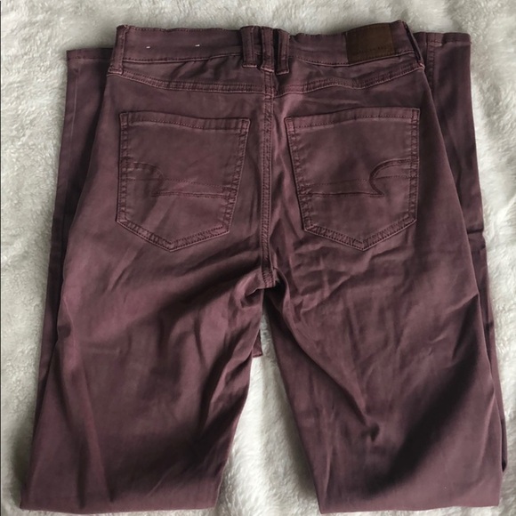 Mauve American Eagle Hi-Rise Jeggings - Picture 9 of 9